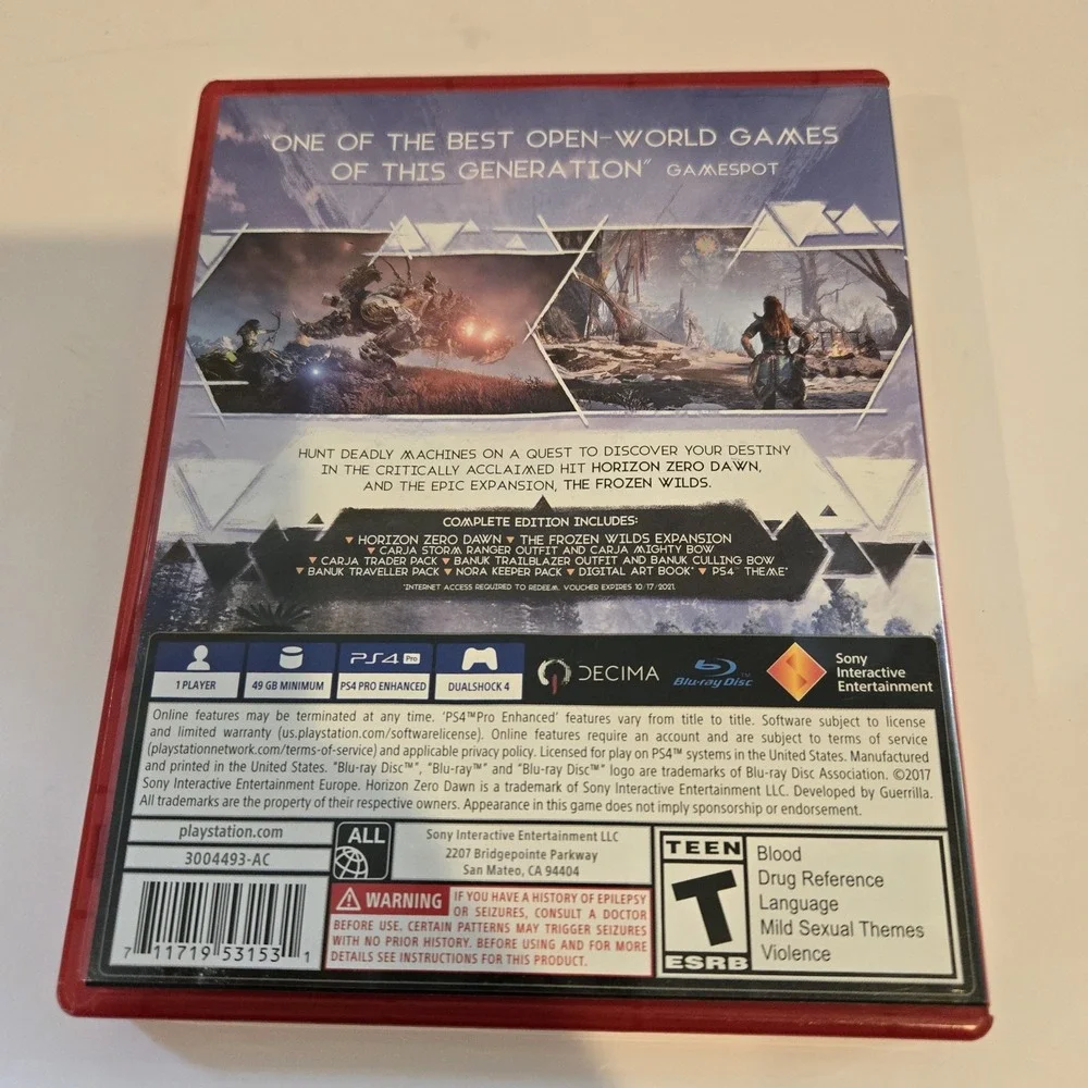 Horizon‎ Zero Dawn - Complete Edition - Sony PlayStation 4 Ps4 Playstation Hits
